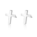 Camille Silver Cross Stud