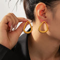 Milano Gold Spiral Stud