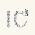 Margaux Silver Hoop