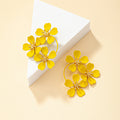 Margaux Gold Camellia Stud
