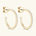 Amara Silver Hoop