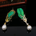 Elara Emerald Leaf Drop